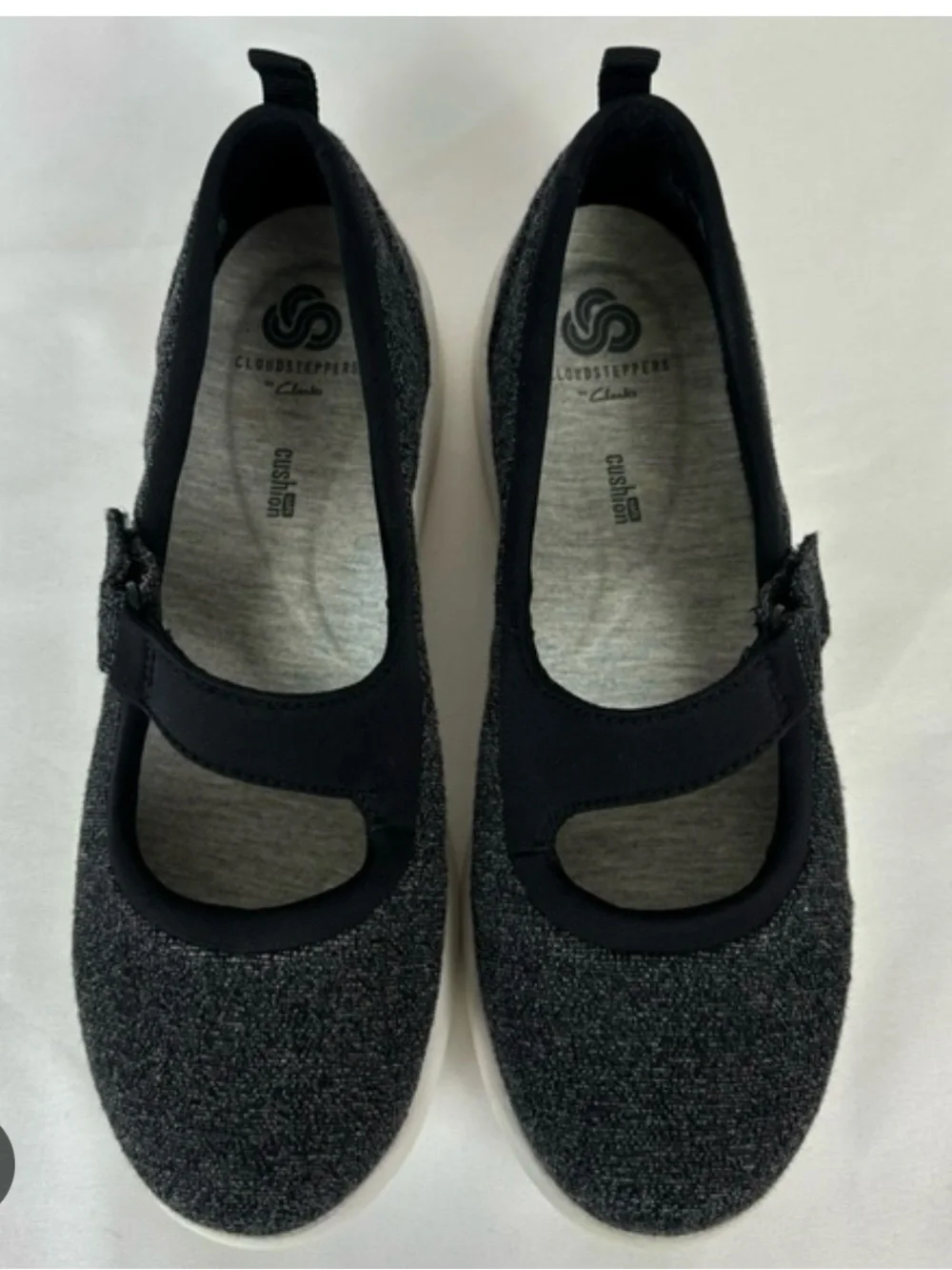 Clarks Cloudsteppers Women's Black Mary Jane Flats - Picture 1 of 4